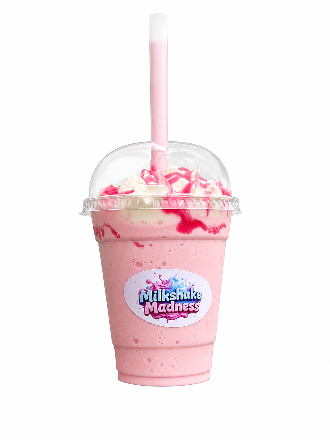 Raspberry ripple milkshake